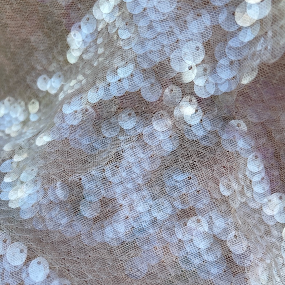 LOFT sequin Peach Blouse - Picture 9 of 9